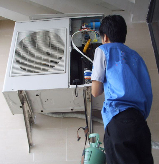 石拐空调开机无反应维修